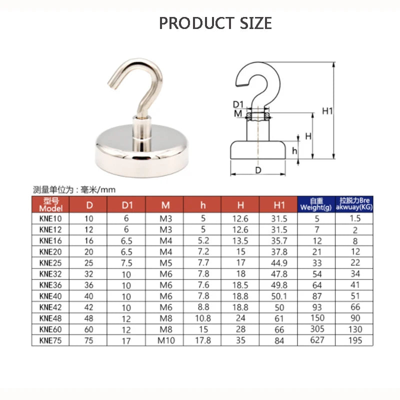 Titan Magnetic Hooks Multi-Purpose